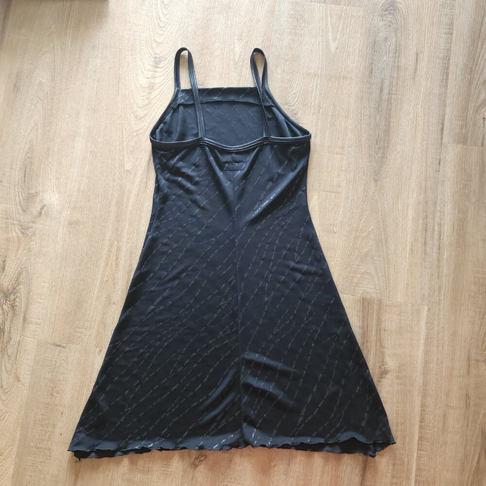 Vintage Y2K Black Sheer Minidress , whimsigoth fairy - Picture 6 of 6